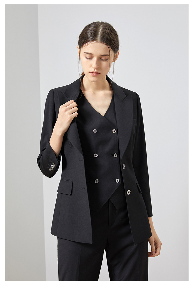 职业西服套装三件套韩版时尚气质总裁小西装高端工作服正装女秋款